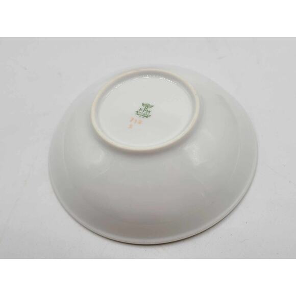 Vintage KPM Krister Germany Set of 4 Berry Bowls. Gold Rose. 5" - Picture 7 of 8